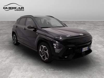 Hyundai Kona 1.6 GDi HEV N Line Tech Pack 2WD DCT Nero usata Lucca