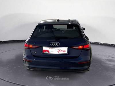Audi A3 4ª serie SPB Sportback 35 TDI S tronic Business Advanced Blu/Azzurro usata Lucca