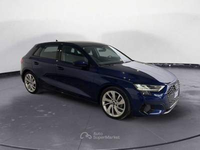Audi A3 4ª serie SPB Sportback 35 TDI S tronic Business Advanced Blu/Azzurro usata Lucca