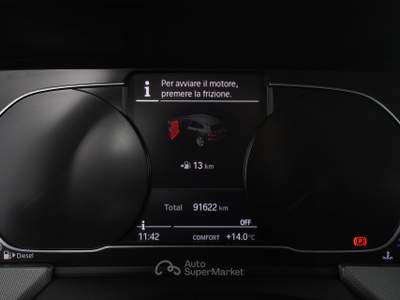 BMW Serie 1 116d 116d BUSINESS ADVANTAGE Blu/Azzurro usata Milano