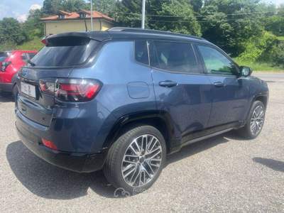 Jeep Compass Compass II 2021 1.3 turbo t4 phev Summit 4xe auto Blu/Azzurro usata Calco