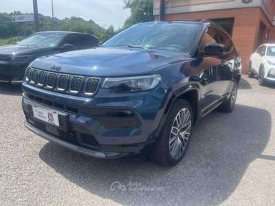 Jeep Compass Compass II 2021 1.3 turbo t4 phev Summit 4xe auto Blu/Azzurro usata Calco