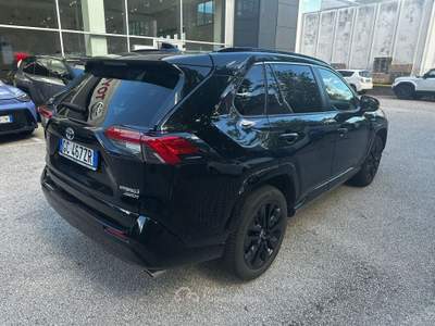 Toyota RAV4 2.5 HV 222v E-CVT Black Edition 4WD Nero usata Gardolo