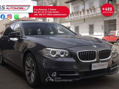 BMW Serie 5 520d 520d xDrive Luxury Auto Unicoproprietario Grigio usata Torino