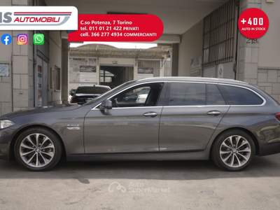 BMW Serie 5 520d 520d xDrive Luxury Auto Unicoproprietario Grigio usata Torino