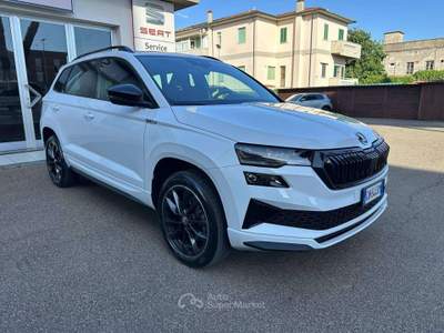 Skoda Karoq Karoq 1.5 tsi Sportline dsg COME NUOVO Bianco usata Santa Croce sull'Arno