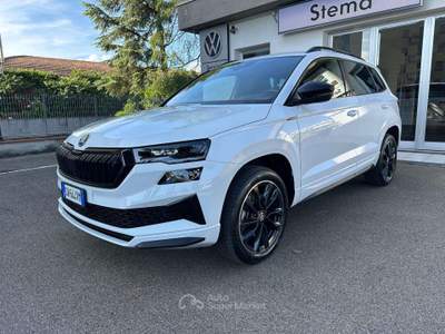 Skoda Karoq Karoq 1.5 tsi Sportline dsg COME NUOVO Bianco usata Santa Croce sull'Arno