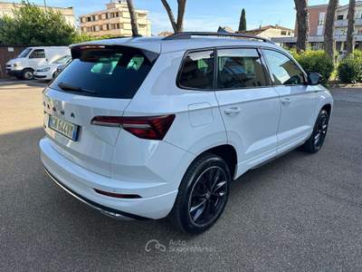 Skoda Karoq Karoq 1.5 tsi Sportline dsg COME NUOVO Bianco usata Santa Croce sull'Arno
