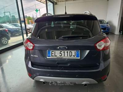 Ford Kuga 2.0 tdci Titanium 4wd 163cv pelle/AUTOMATICO Blu/Azzurro usata Martinengo