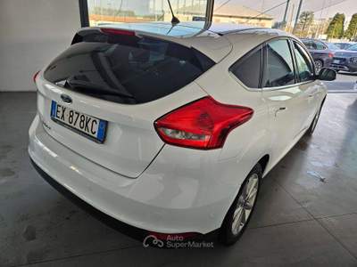 Ford Focus 2015 5p 1.5 tdci Plus s E6 neopatentati Bianco usata Martinengo