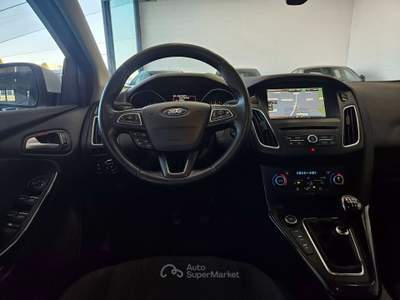 Ford Focus 2015 5p 1.5 tdci Plus s E6 neopatentati Bianco usata Martinengo