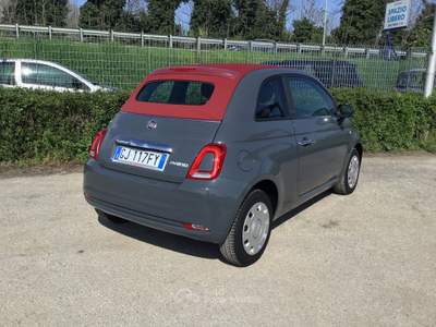 Fiat 500 C 1.0 Hybrid Cult Cabrio Grigio usata TURRIVALIGNANI