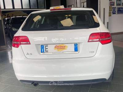 Audi A3 A3 II 2008 Sportback Sportback 1.6 tdi Ambition 90cv Bianco usata Nuvolera