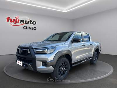 Toyota Hilux Hilux 2.8 d-4d 48V double cab Invincible auto Argento usata Cuneo