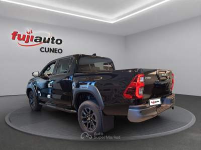 Toyota Hilux Hilux 2.8 d-4d 48V double cab Invincible auto Nero usata Cuneo
