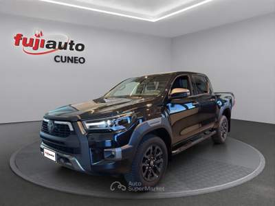 Toyota Hilux Hilux 2.8 d-4d 48V double cab Invincible auto Nero usata Cuneo