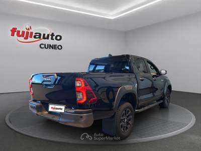 Toyota Hilux Hilux 2.8 d-4d 48V double cab Invincible auto Nero usata Cuneo