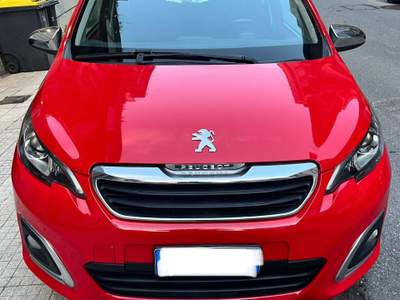 Peugeot 108 UNICA PROPRIETARIA Rosso usata Messina