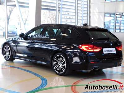 BMW Serie 5 520d D 48V TOURING MSPORT AUTOMATICA STEPTRONIC Nero usata Quinzano D'oglio