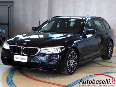BMW Serie 5 520d D 48V TOURING MSPORT AUTOMATICA STEPTRONIC Nero usata Quinzano D'oglio
