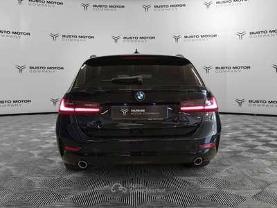 BMW Serie 3 318d 318d Touring mhev 48V Business Advantage auto Nero usata Olgiate Olona