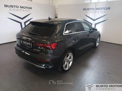 Audi A3 A3 Sportback 35 1.5 tfsi mhev  s-tronic  PROMO VAL Grigio usata Olgiate Olona