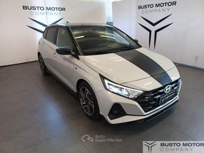 Hyundai i20 i20 1.0 t-gdi NLine Carbon 100cv dct Bianco usata Olgiate Olona