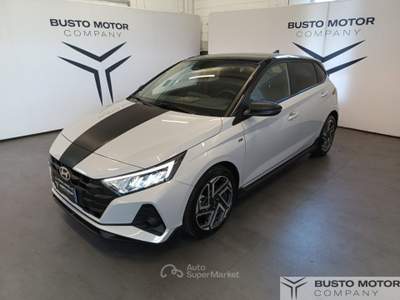 Hyundai i20 i20 1.0 t-gdi NLine Carbon 100cv dct Bianco usata Olgiate Olona