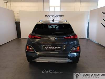 Hyundai Kona 1.6 T-GDI 4WD DCT Style Grigio usata Olgiate Olona