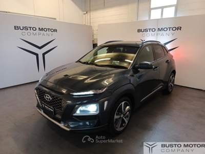Hyundai Kona 1.6 T-GDI 4WD DCT Style Grigio usata Olgiate Olona