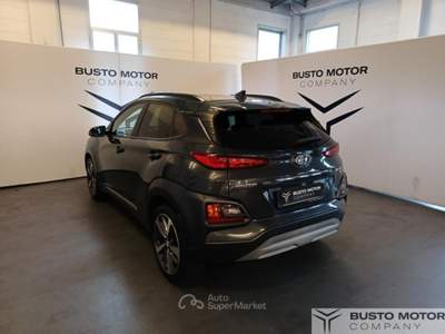 Hyundai Kona 1.6 T-GDI 4WD DCT Style Grigio usata Olgiate Olona