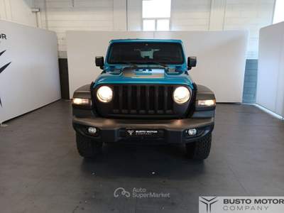 Jeep Wrangler 2.2 mjt II Sport auto Blu/Azzurro usata Olgiate Olona
