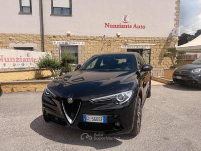 Alfa Romeo Stelvio 2.2 Turbodiesel 190 CV AT8 Q4 Nero usata Civitavecchia