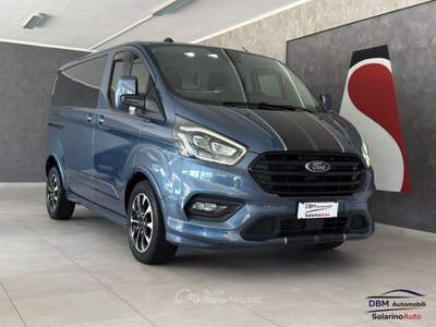 Ford Transit Custom 320 2.0 tdci 185cv Sport L1H1 auto E6.2 Blu/Azzurro usata Paitone