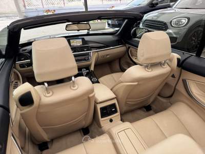 BMW Serie 4 420d d Cabrio Luxury (Pelle/Led/Retro/Navi/Auto) Blu/Azzurro usata Castellaneta