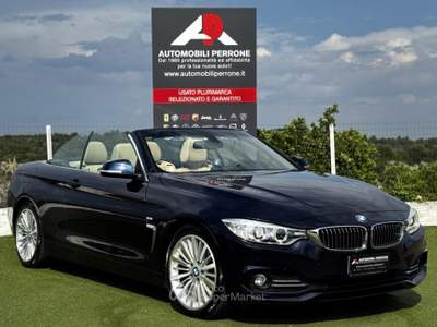 BMW Serie 4 420d d Cabrio Luxury (Pelle/Led/Retro/Navi/Auto) Blu/Azzurro usata Castellaneta