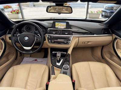 BMW Serie 4 420d d Cabrio Luxury (Pelle/Led/Retro/Navi/Auto) Blu/Azzurro usata Castellaneta