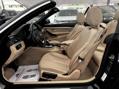 BMW Serie 4 420d d Cabrio Luxury (Pelle/Led/Retro/Navi/Auto) Blu/Azzurro usata Castellaneta