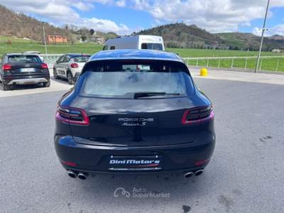 Porsche Macan 3.0 S Diesel 4x4 NO SUPERBOLLO Nero usata Sant'Angelo in vado