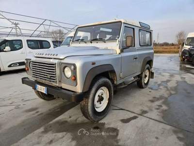 Land Rover Defender 90 2.4 td S 122cv - 4 POSTI - A/C clima - ZA461YC Argento usata Basiliano