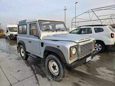 Land Rover Defender 90 2.4 td S 122cv - 4 POSTI - A/C clima - ZA461YC Argento usata Basiliano