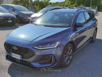 Ford Focus SW 1.0 E/Boost h ST-Line Design 125Cv Auto-GP316ST Blu/Azzurro usata Basiliano