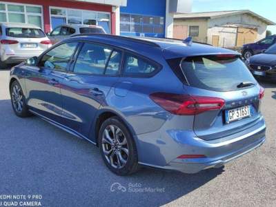 Ford Focus SW 1.0 E/Boost h ST-Line Design 125Cv Auto-GP316ST Blu/Azzurro usata Basiliano