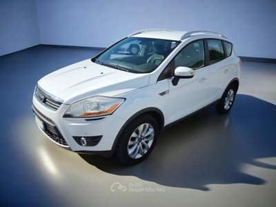Ford Kuga 2.0 TDCi 163 CV 4WD Titanium DPF Bianco usata Cassacco