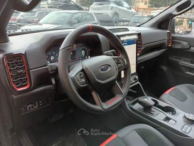 Ford Ranger 3000 ECOBOOST V6 4WD DC 5POSTI 292CV MATRIX CAM360 Nero usata Roma