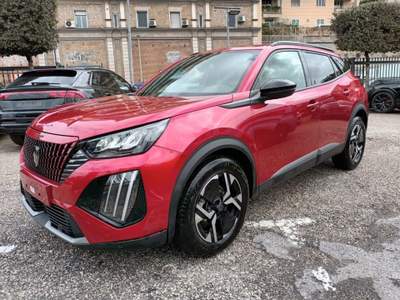 Peugeot 2008 1200 PURETECH ALLURE 130CV EAT8 CARPLAY NAV CAM Rosso usata Roma