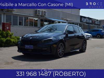 BMW Serie 1 120d xdrive Msport auto telaio sportivo M Nero usata Marcallo con Casone