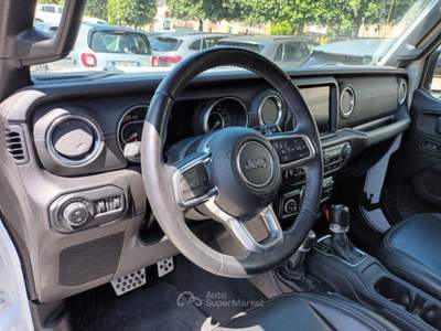 Jeep Wrangler 2200 MJT UNLIMITED SAHARA 4X4 200CV AUTOM ITALIA Bianco usata Viterbo