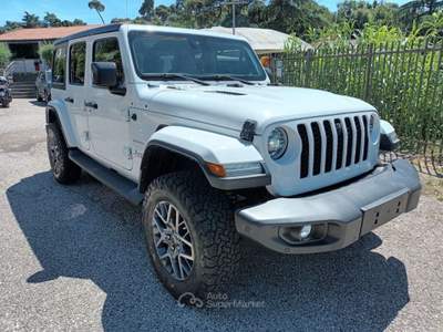 Jeep Wrangler 2200 MJT UNLIMITED SAHARA 4X4 200CV AUTOM ITALIA Bianco usata Viterbo