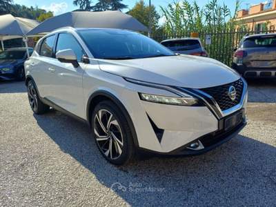 Nissan Qashqai 1300 MHEV TEKNA+ 158CV AUT TETTO CAM360° ITALIA Bianco usata Vetralla